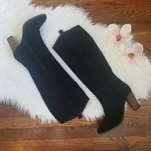 Dolce Vita black suede boots 9.5